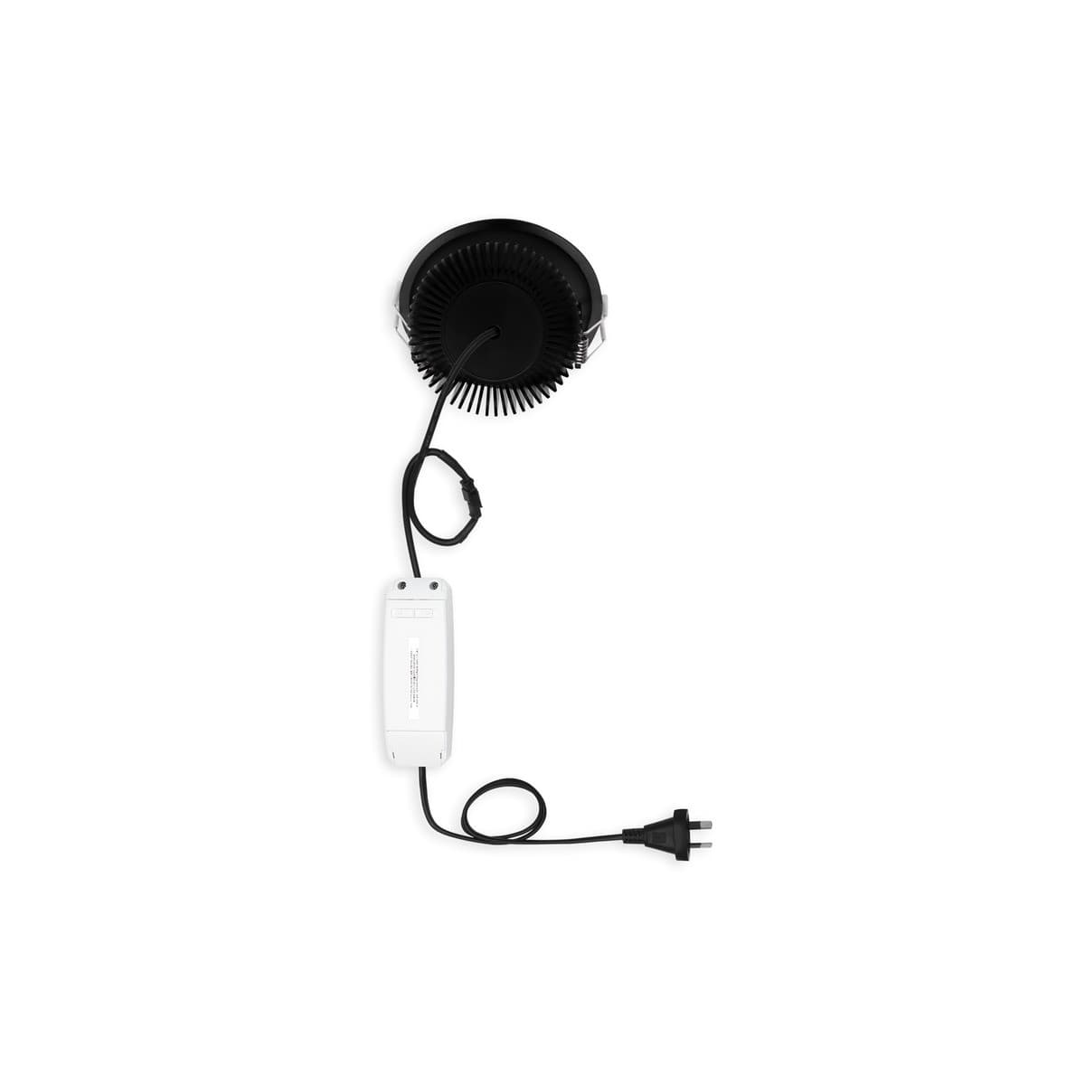 MFL Accent Large Wall Wash CCT LED Dimmable 100mm Cut Out Downlight in Black-img-3