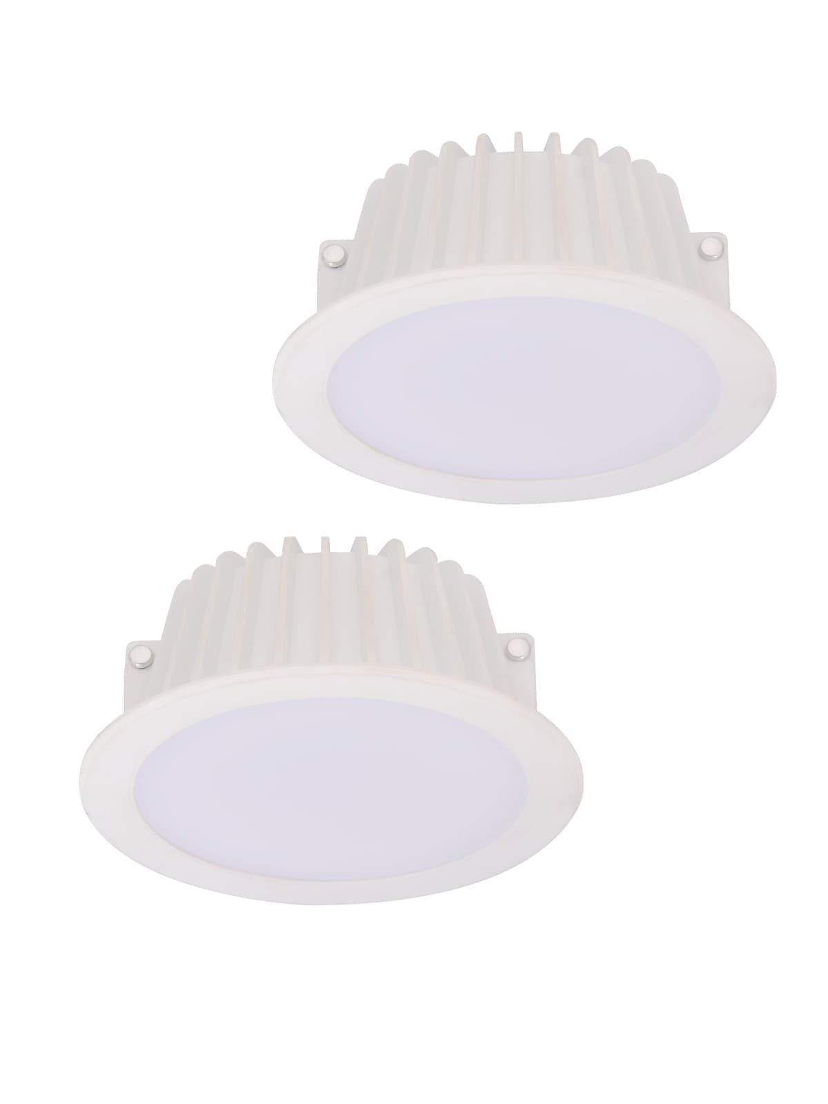 GE Buddy 700 Lumen White Dimmable Downlight 12 Pack in Warm White