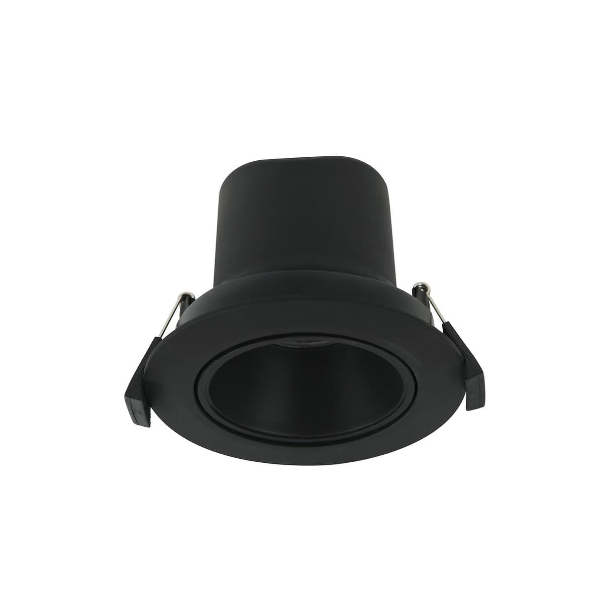 Flare LED Recessed Gimble Tri Colour Cut Out 90mm Downlight in Black-img-1