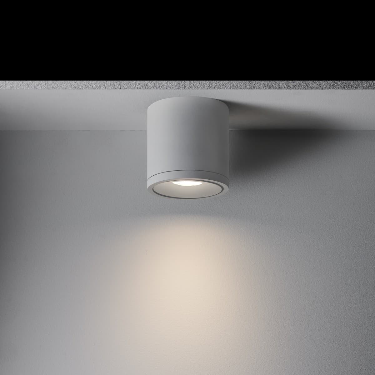 Crescent LED Adjustable Surface Mounted Downlight in White-img-8