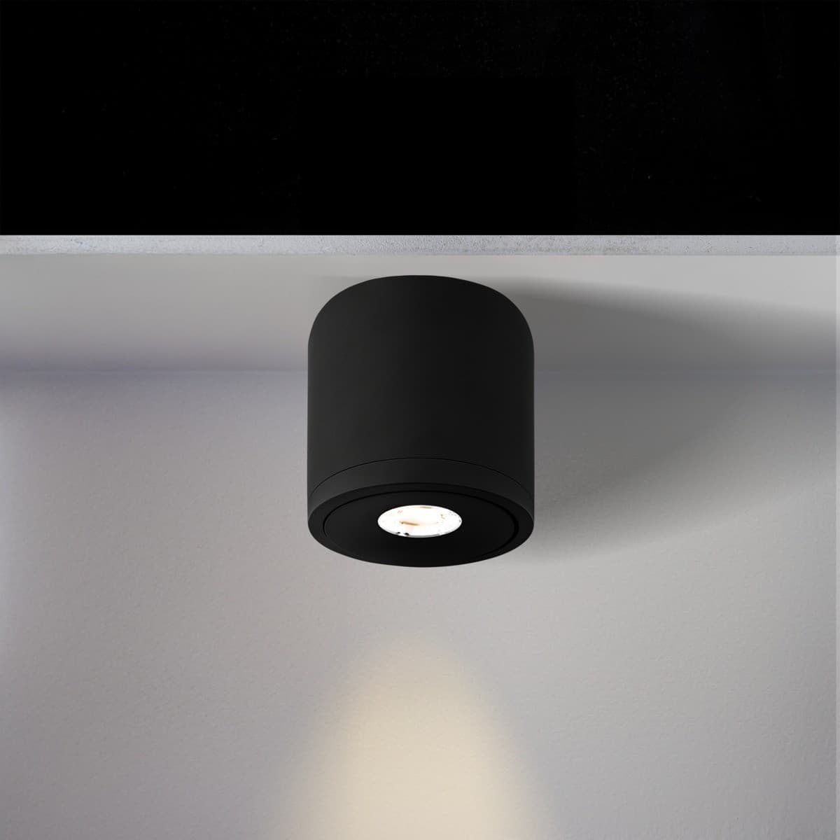Crescent LED Adjustable Surface Mounted Downlight in Black-img-8