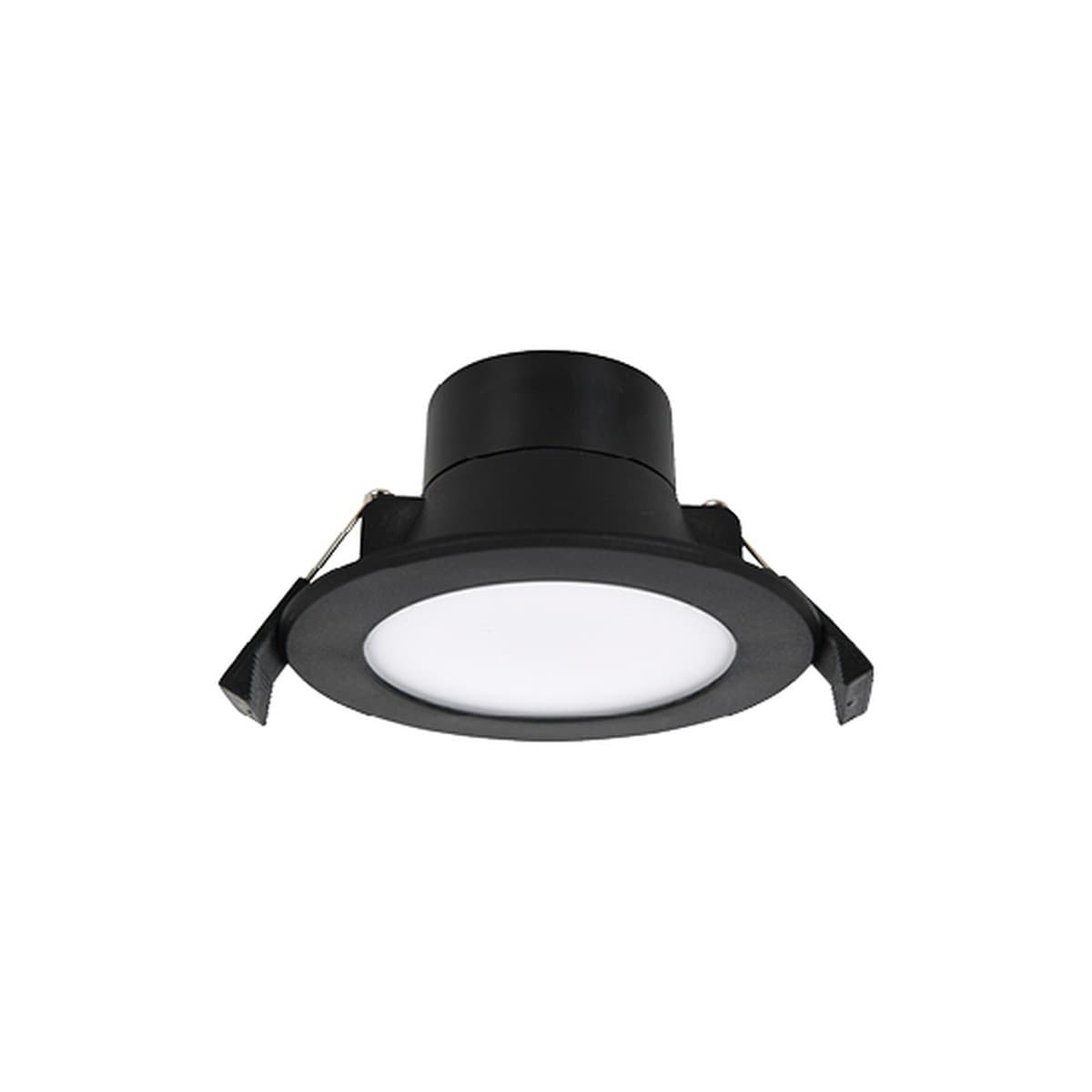 Eclipse Mini LED Recessed Colour Switch 75mm Cut Out Downlight in Black-img-1