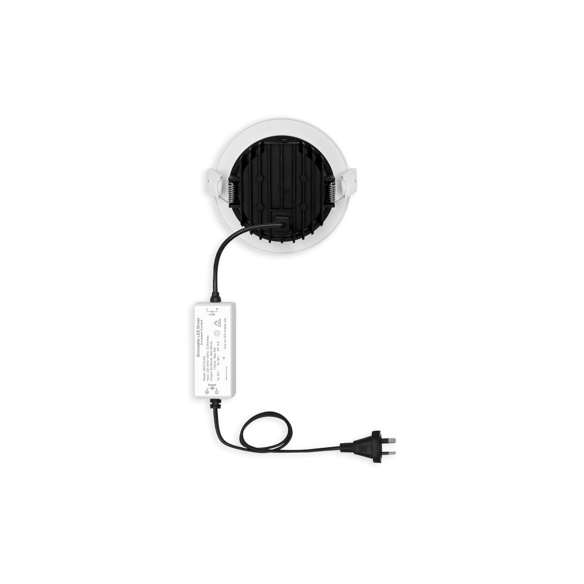 Image Mini LED Recessed Colour Switch 90mm Cut Out Downlight in White-img-3