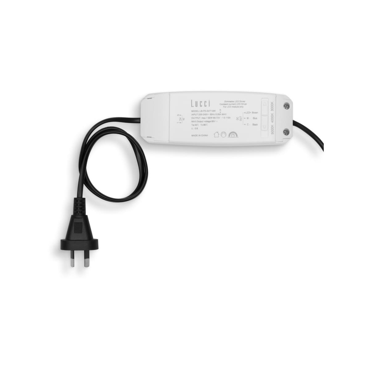 Eclipse Deep Recess LED Colour Switch 90mm Cut Out Downlight in White-img-2
