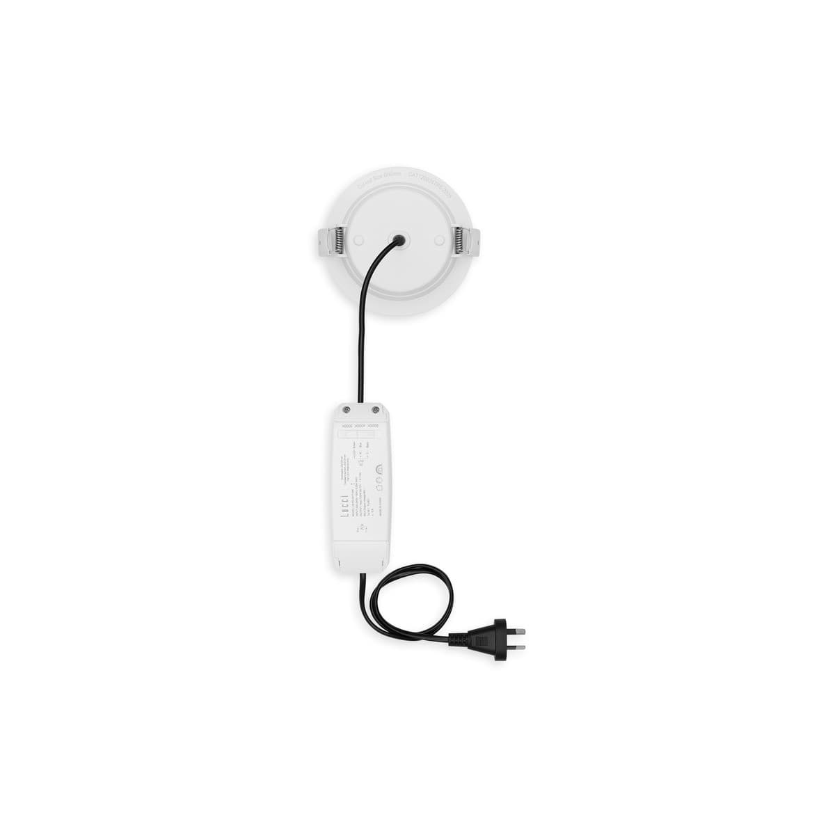 Eclipse Deep Recess LED Colour Switch 90mm Cut Out Downlight in White-img-3
