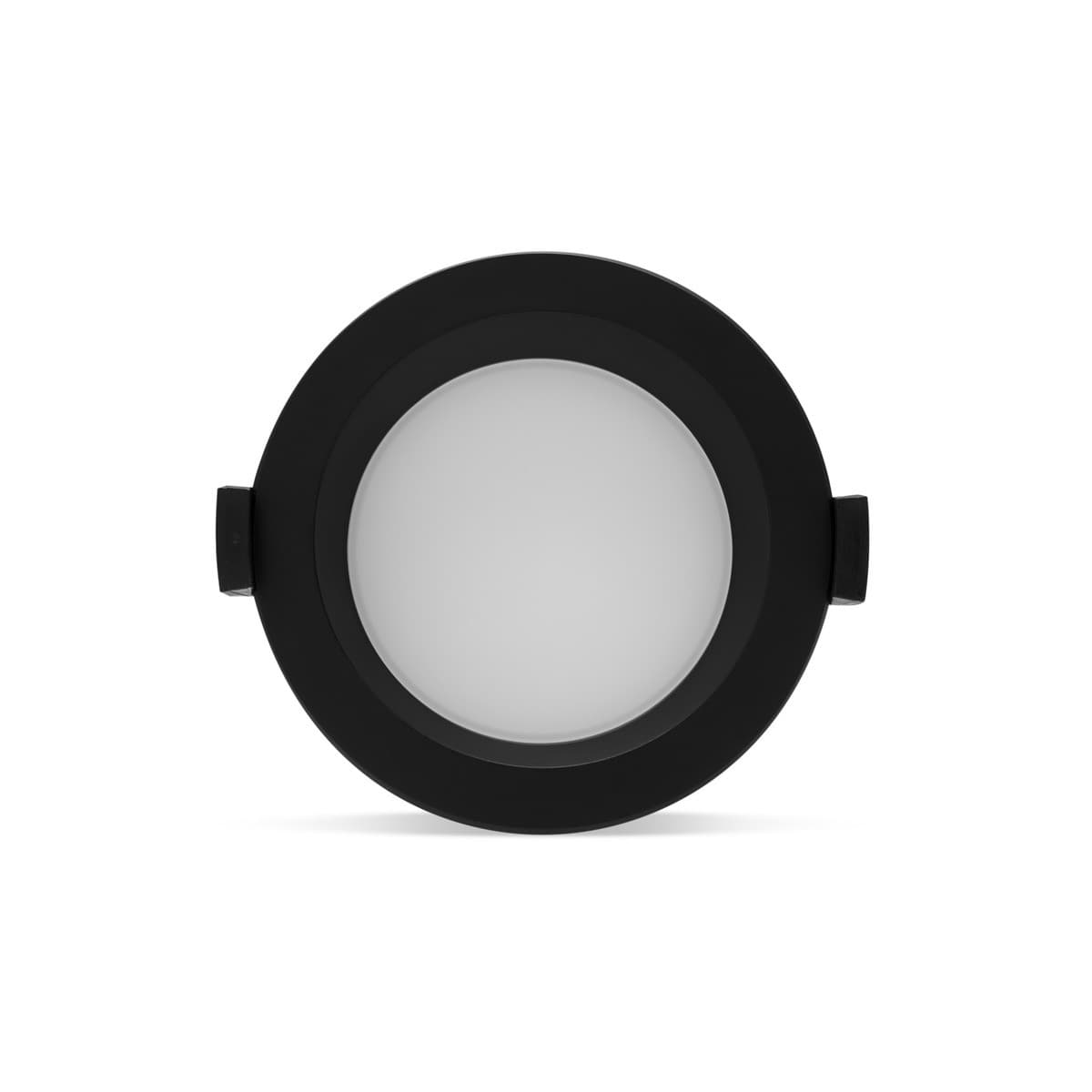 Eclipse Deep Recess LED Colour Switch 90mm Cut Out Downlight in Black-img-1