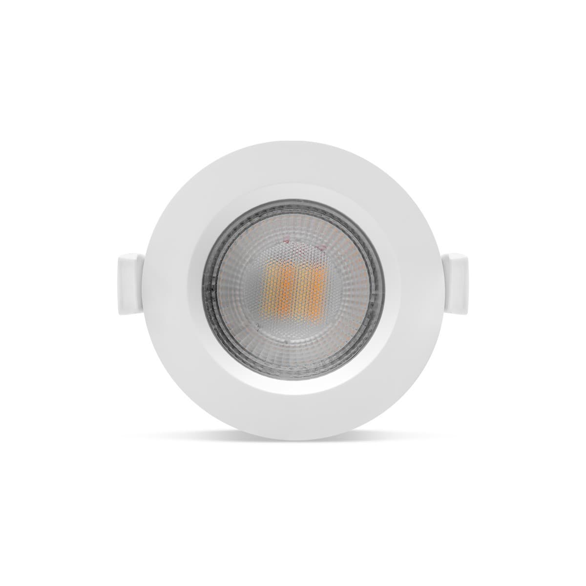 Scope Lens LED Colour Switch 90mm Cut Out Fixed Downlight in White-img-1