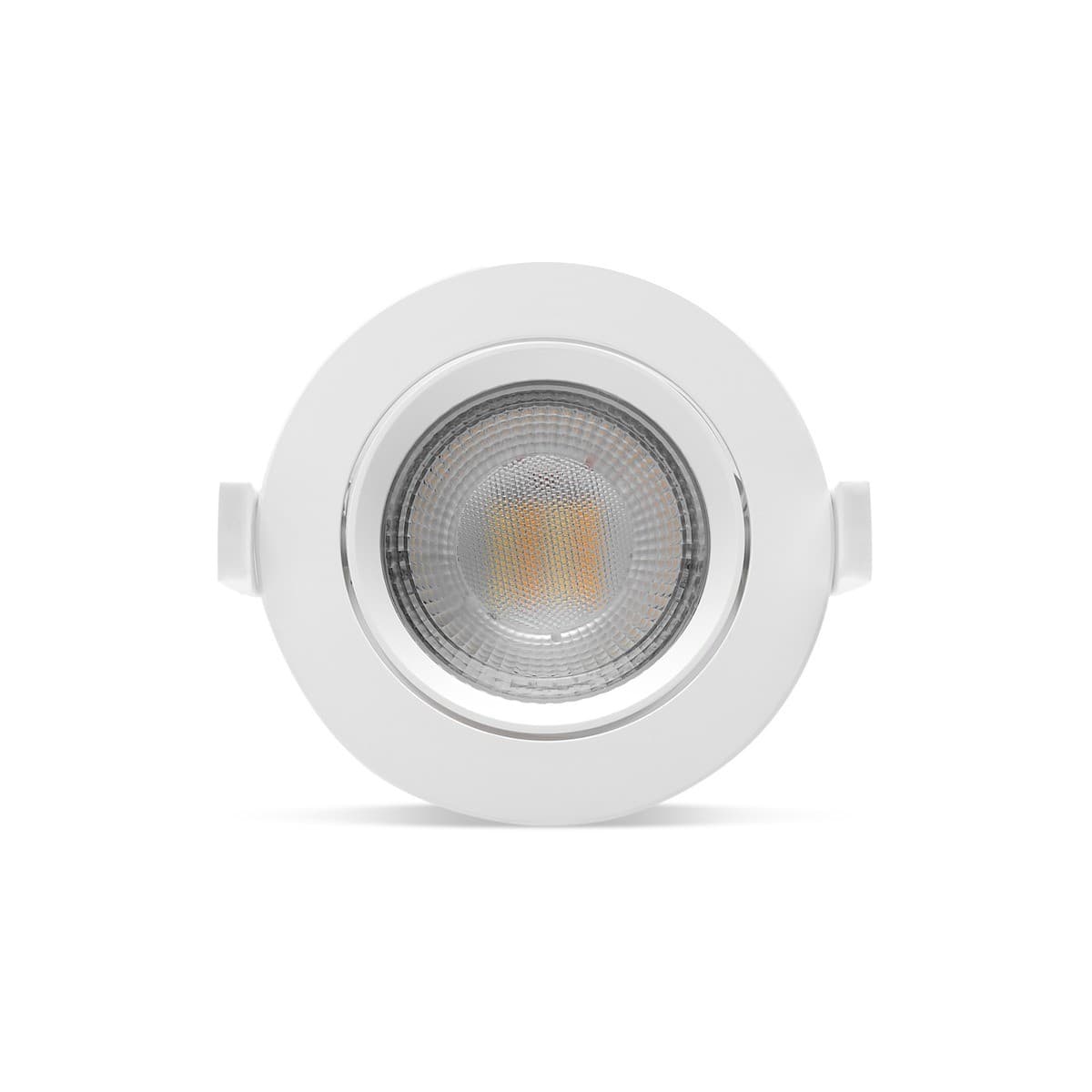 Scope Lens LED Colour Switch 90mm Cut Out Gimble Downlight in White-img-1