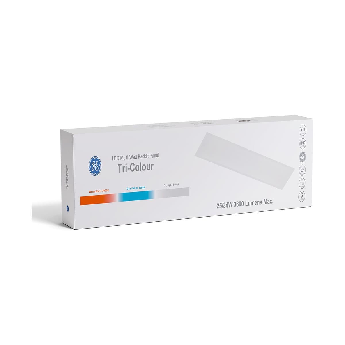 GE LED Rectangle Backlit Panel Light in White-img-3