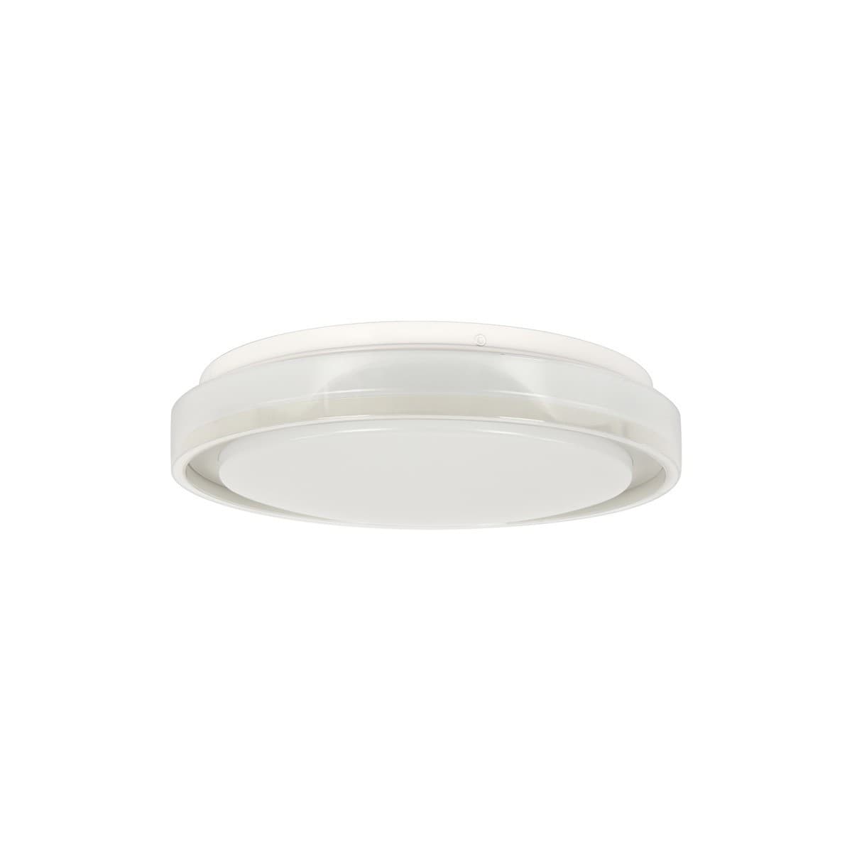 Nova 290mm LED Colour Switching IP44 Flush Mount in White