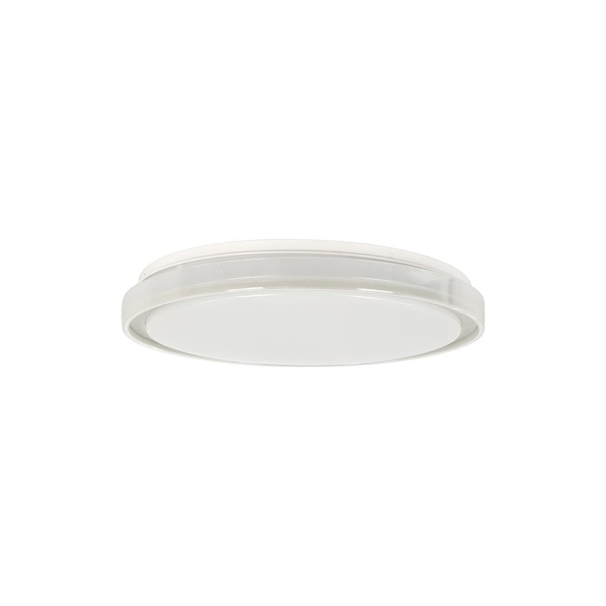 Nova 485mm LED Colour Switching IP44 Flush Mount in White-img-1