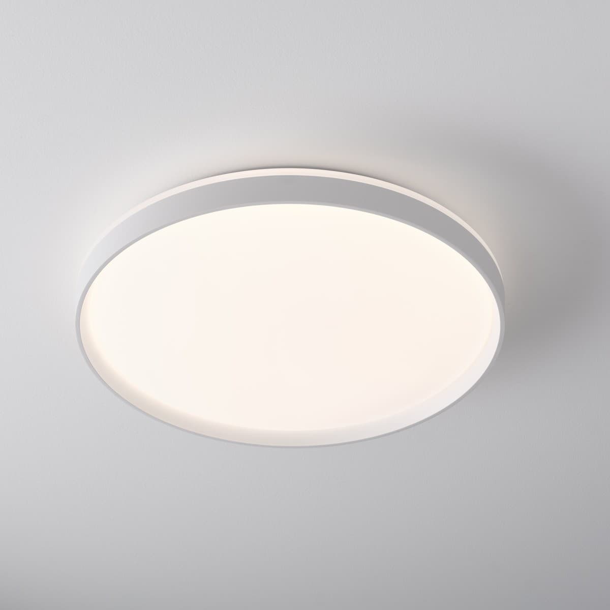 Saint 390mm LED Colour Switching Flush Mount in White-img-2