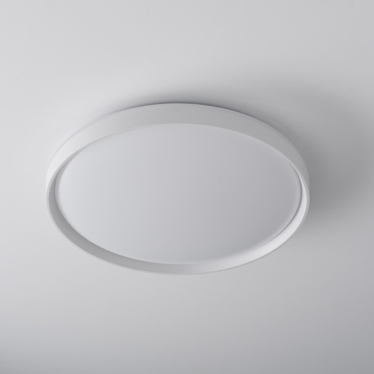 Saint 390mm LED Colour Switching Flush Mount in White-img-3