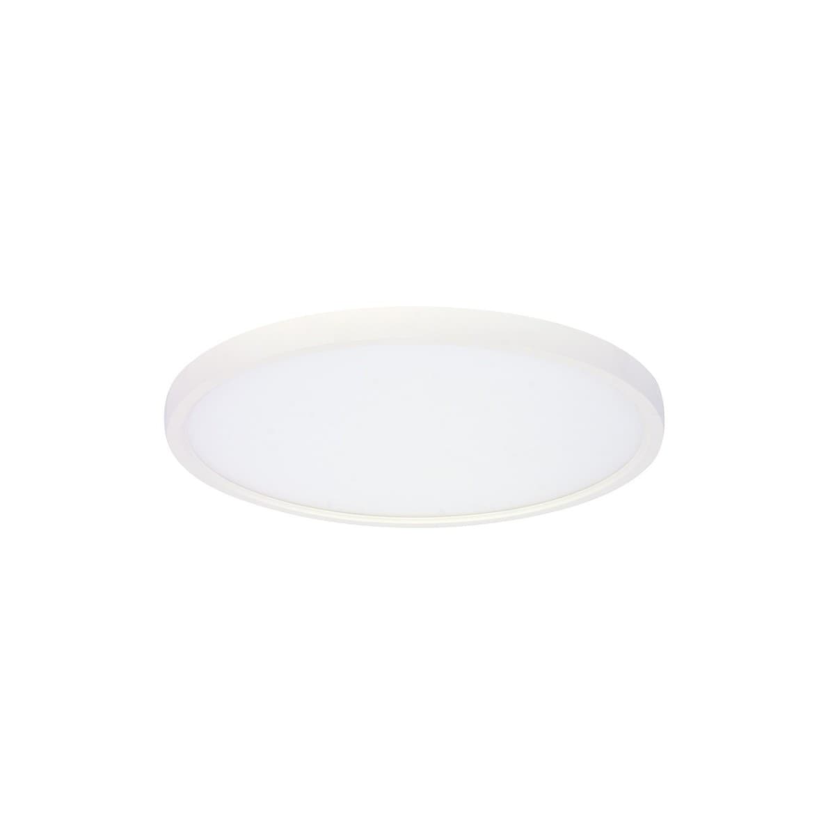 Bayside Sans LED 400mm Colour Switching Flush Mount in White-img-1