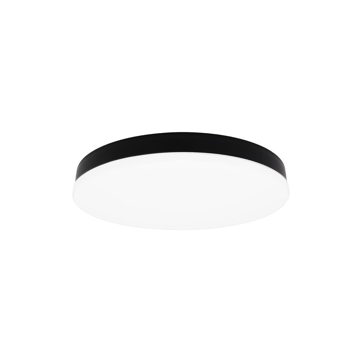 Kiyo 300mm LED Flush Mount in Black-img-1