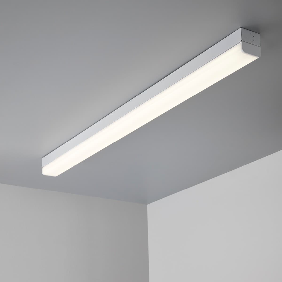 GE Riker 1200mm LED Dual Wattage CCT Batten in White-img-2