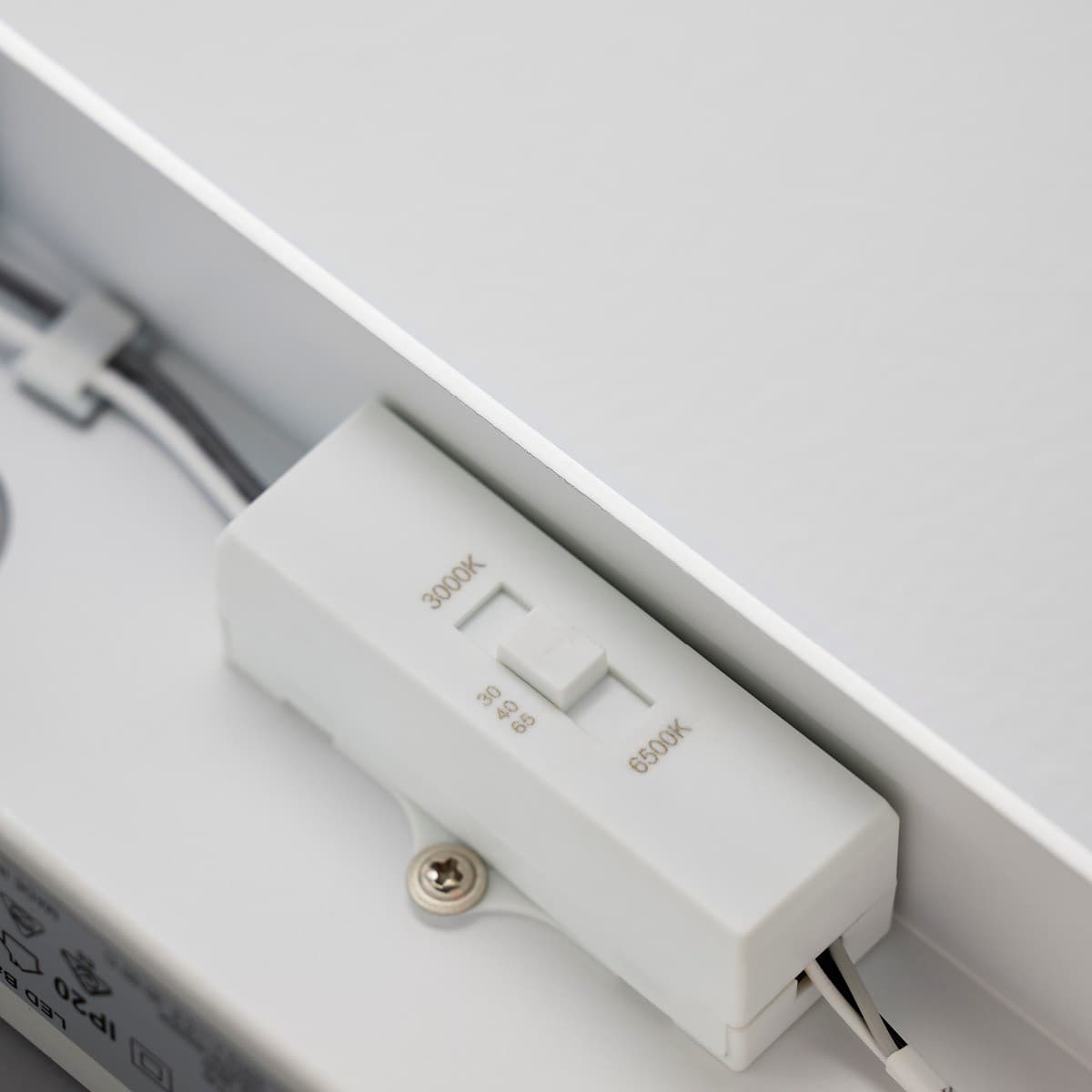 GE Riker 1200mm LED Dual Wattage CCT Batten in White-img-8