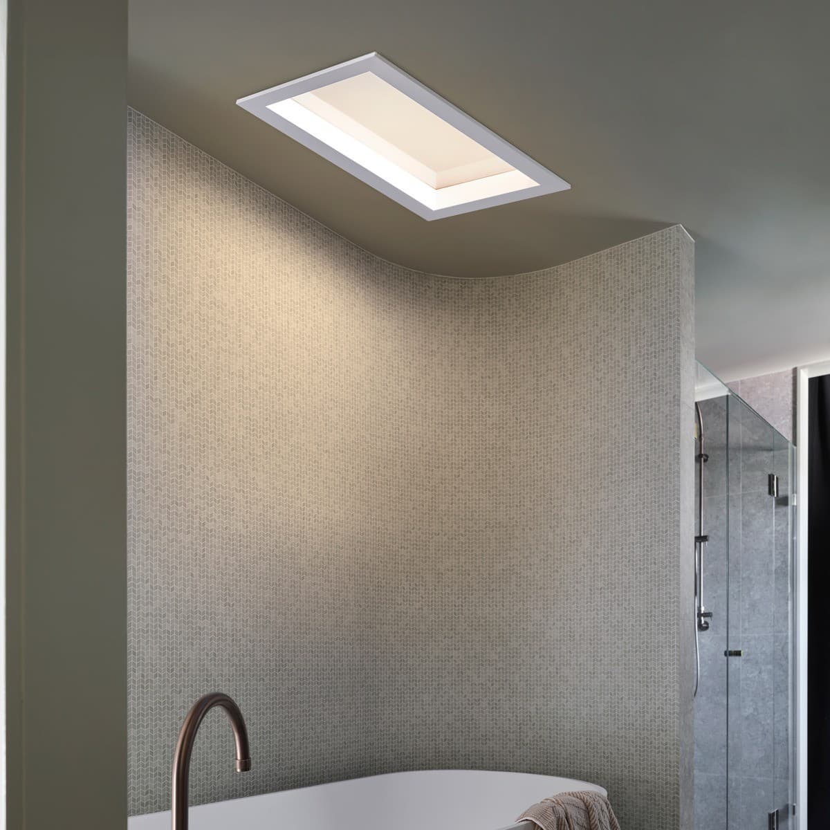 Horizon LED CCT Skylight in White