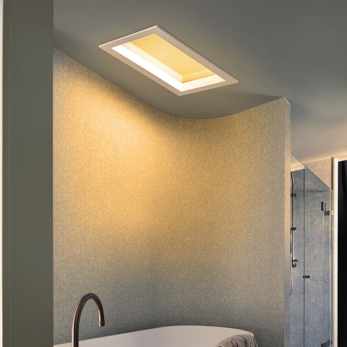 Horizon LED CCT Skylight in White