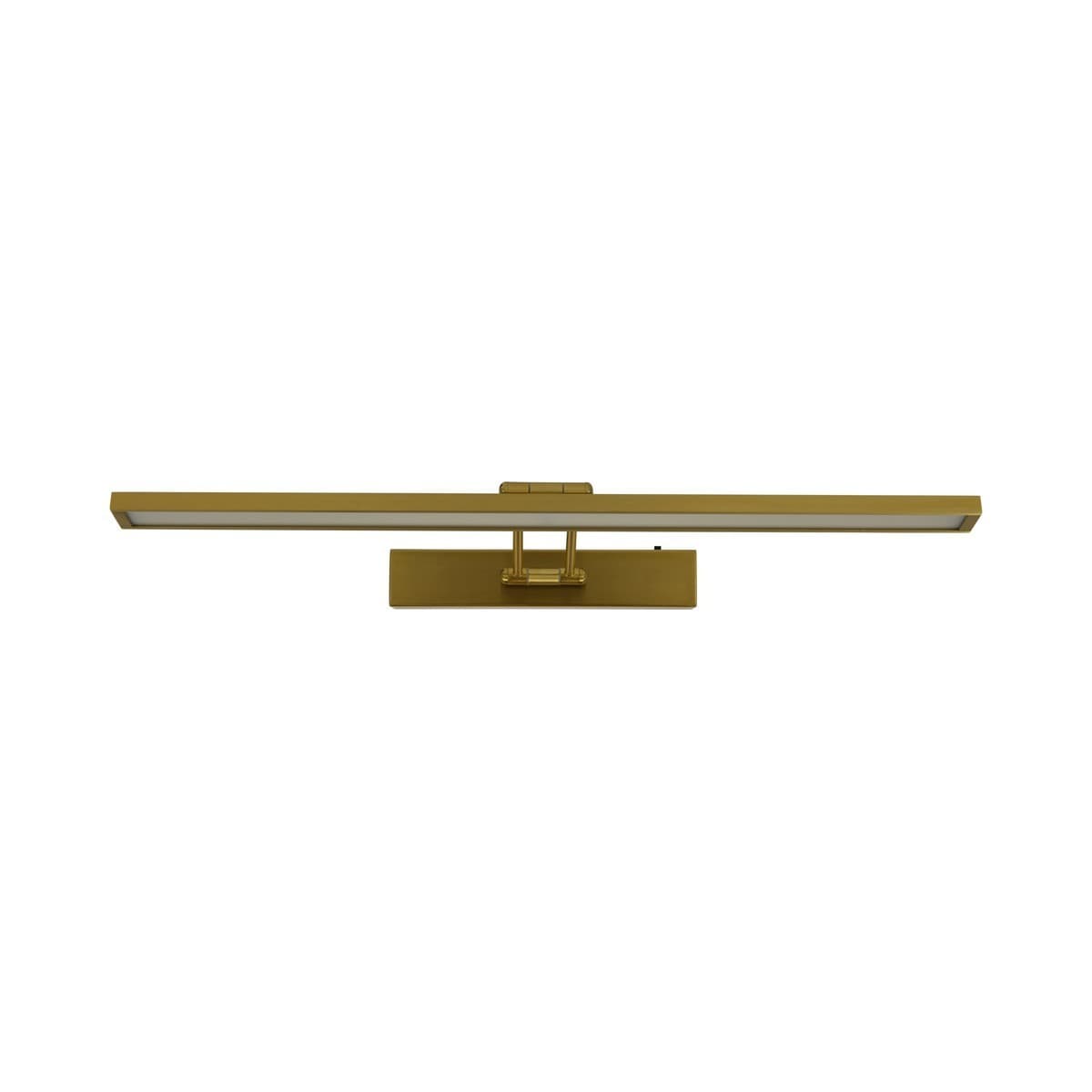 Gough II 600mm LED Colour-Switching Adjustable Wall Bracket in Aged Brass-img-1