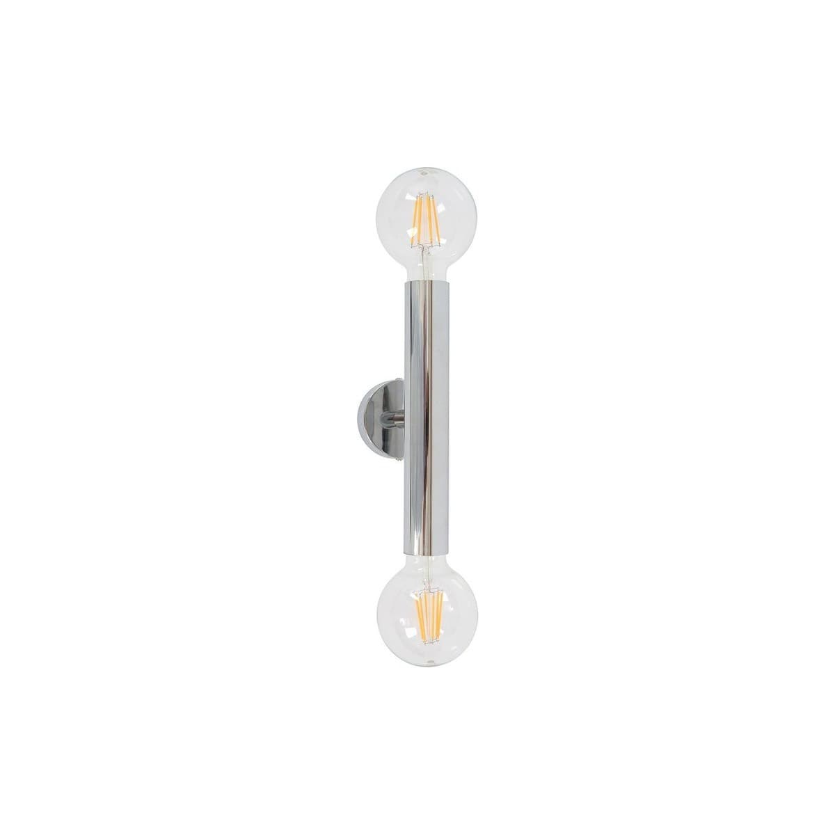 Parker 2 Light Cylinder Wall Bracket in Chrome