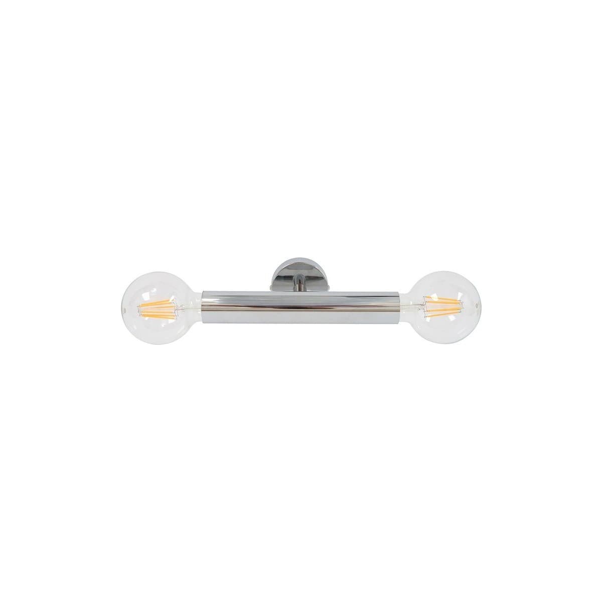 Parker 2 Light Cylinder Wall Bracket in Chrome