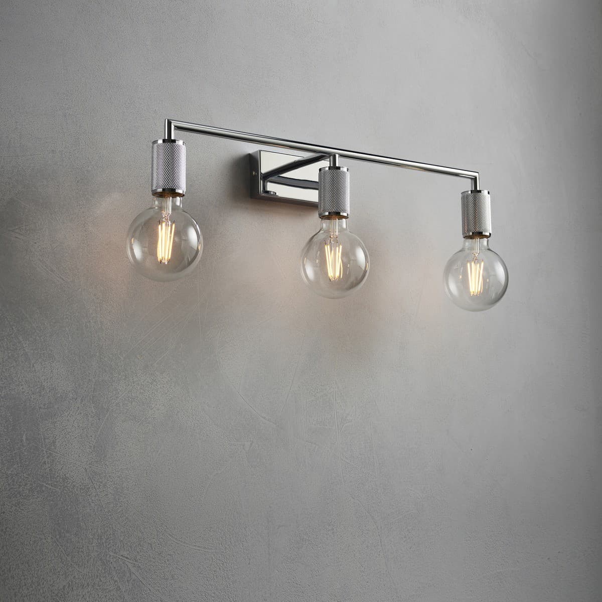 Cattrall 3 Light Wall Bracket in Chrome-img-2