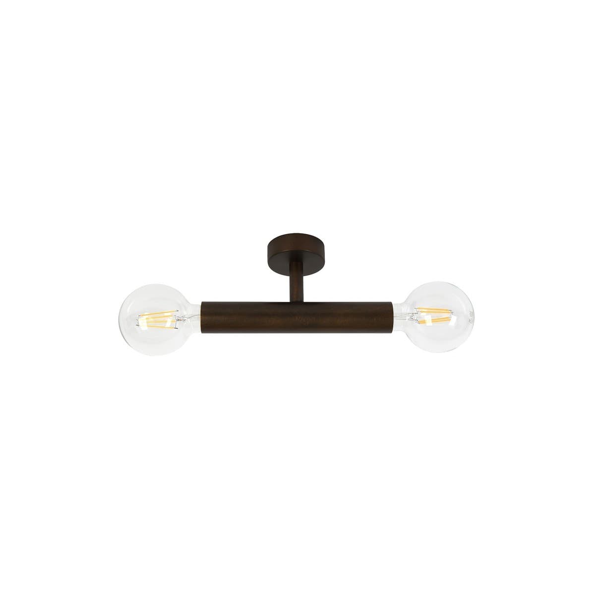 Parker 2 Light Cylinder Wall Bracket in Bronze