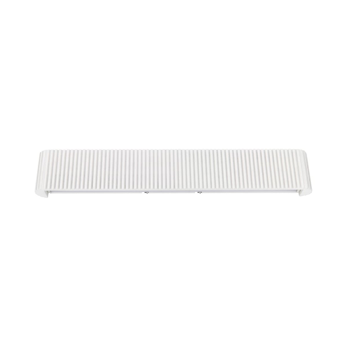 Cedar 620mm LED Colour-Shifting Up/Down Wall Sconce in White Timber-img-1