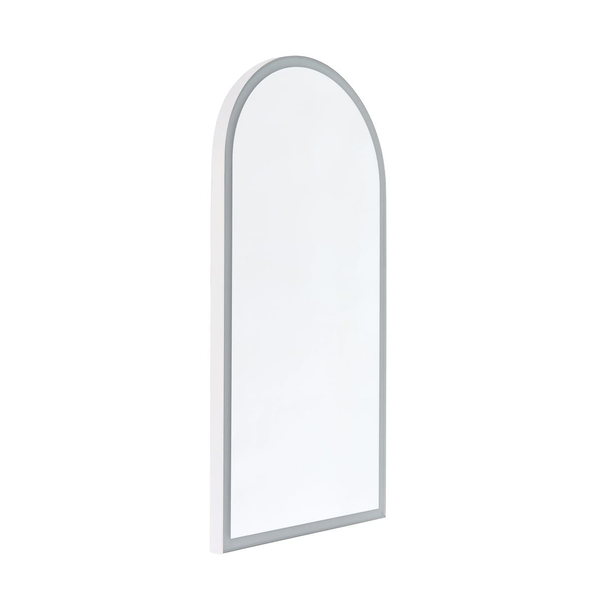 Contour LED Colour-Shifting Arch Mirror in White-img-1