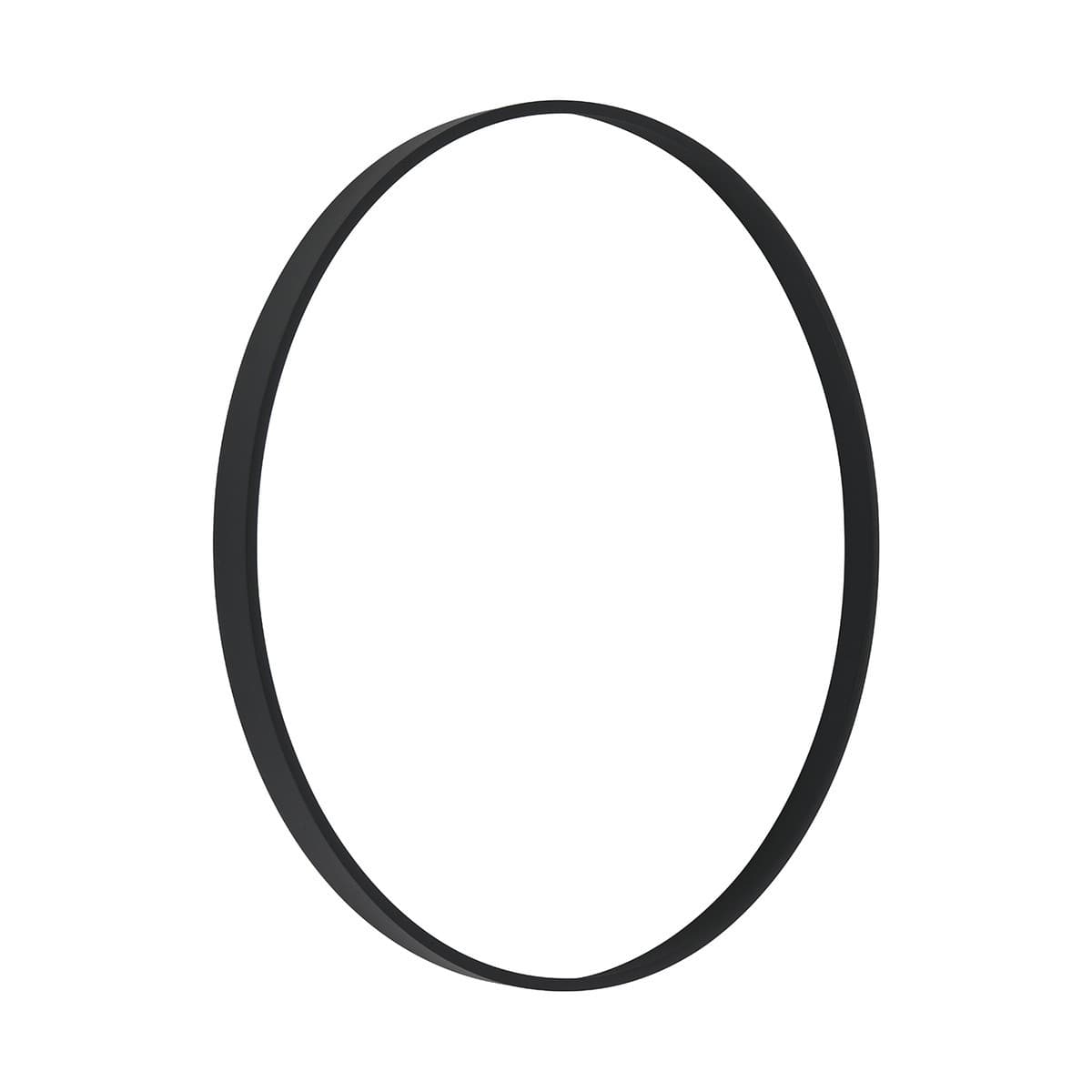 Contour Round Mirror Frame Only in Black-img-1