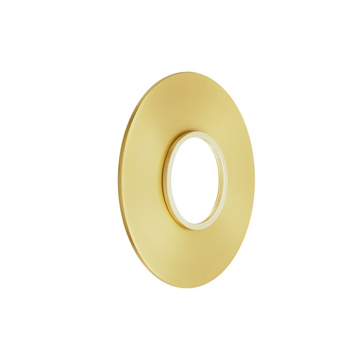 MFL Artisan Single Round Decorative Plate in Brass-img-1