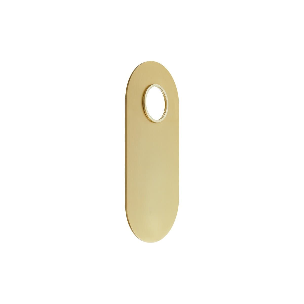 MFL Artisan Single Oval Decorative Plate in Brass-img-1