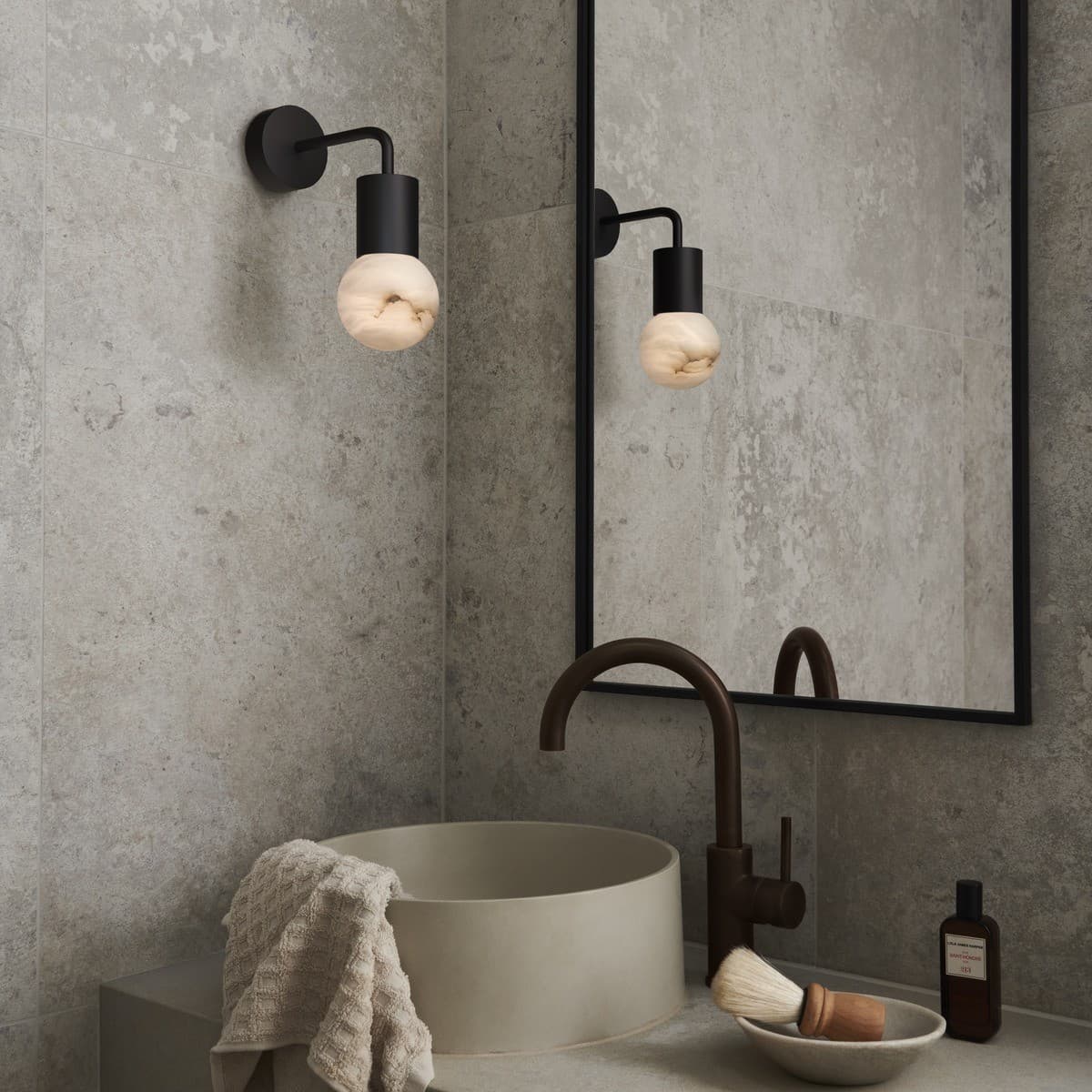 MFL Artisan Round Shade in Spanish Alabaster-img-3