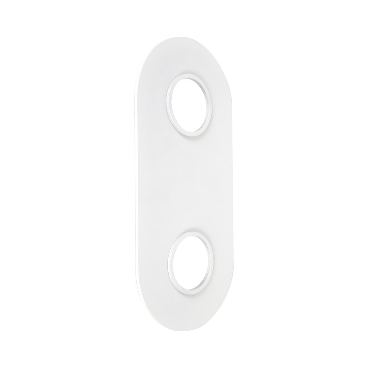 MFL Artisan Double Oval Decorative Plate in White