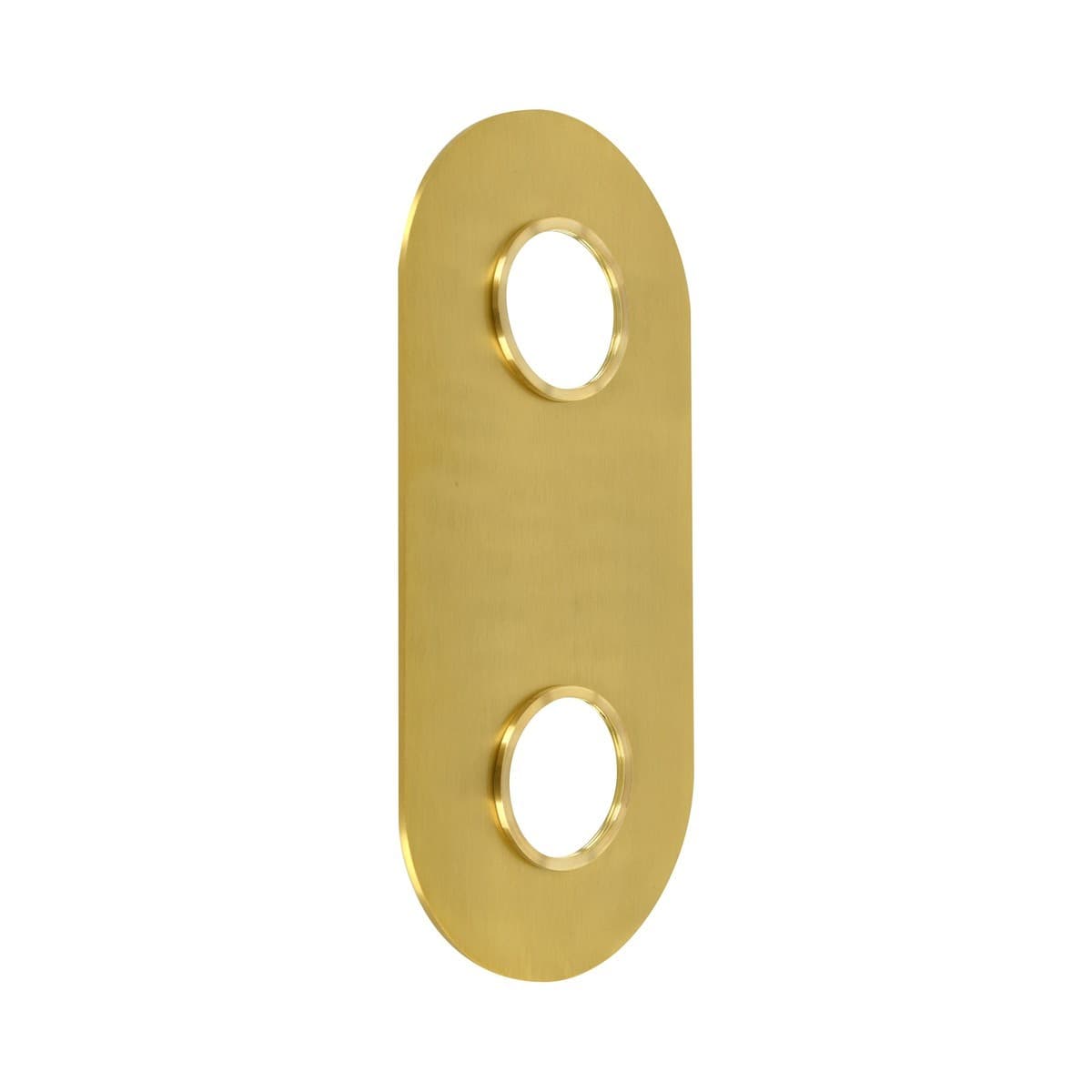 MFL Artisan Double Oval Decorative Plate in Brass