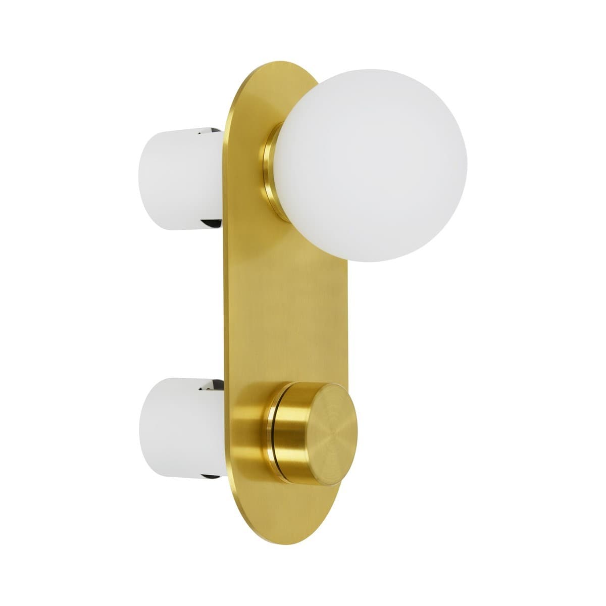 MFL Artisan Double Oval Decorative Plate in Brass
