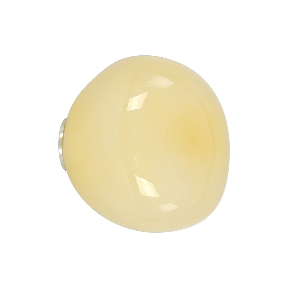 MFL Artisan Pebble Shade in Milk Glass-img-1