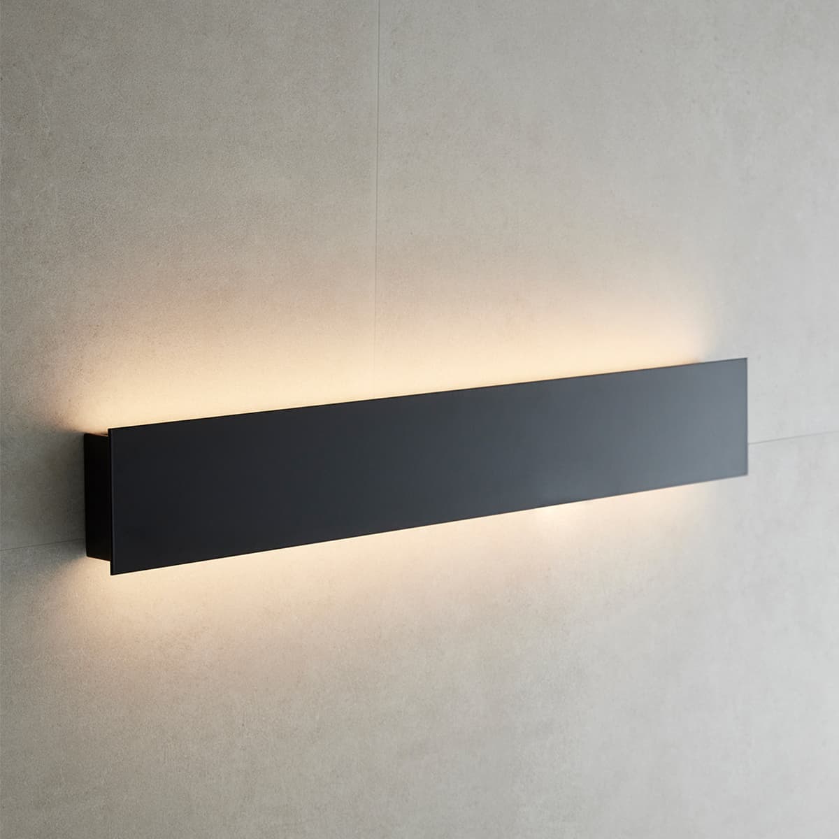Jones 620mm 2 Light LED Colour-Shifting Wall Sconce in Black