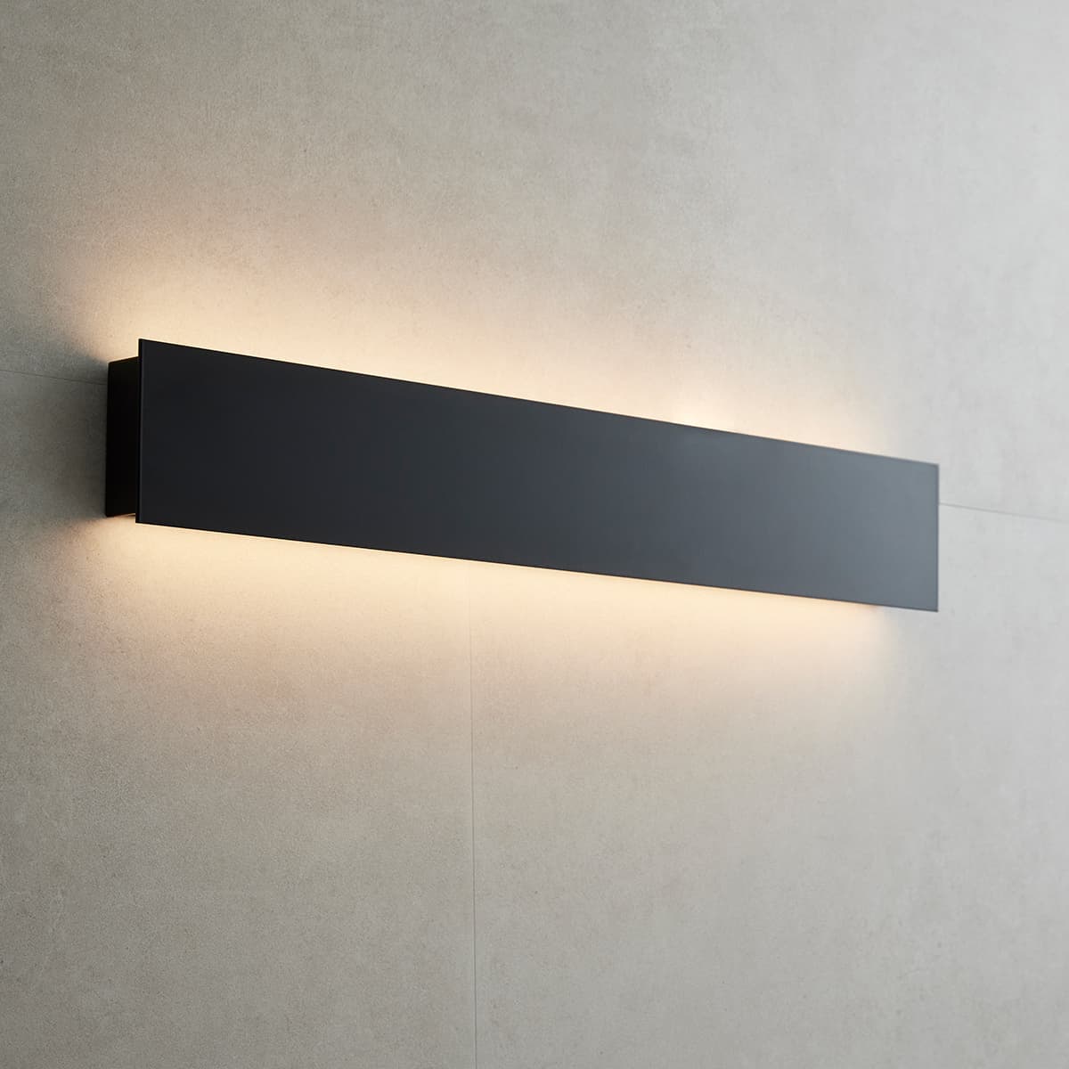 Jones 620mm 2 Light LED Colour-Shifting Wall Sconce in Black