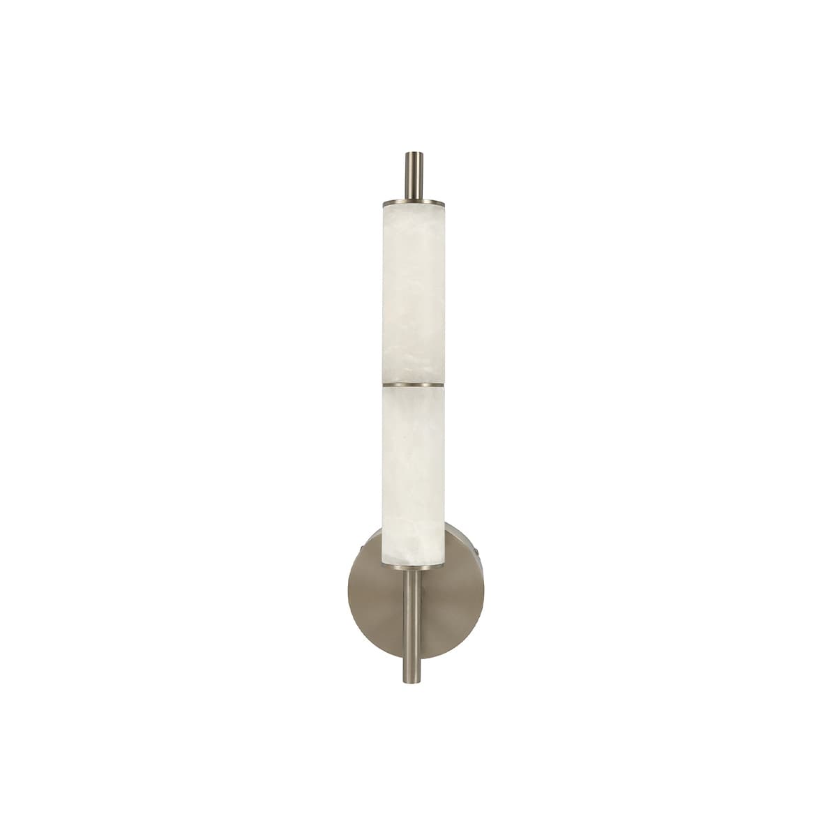 Made by Mayfair Cadence LED Colour Switching Wall Bracket in Brushed Chrome with Spanish Alabaster-img-2