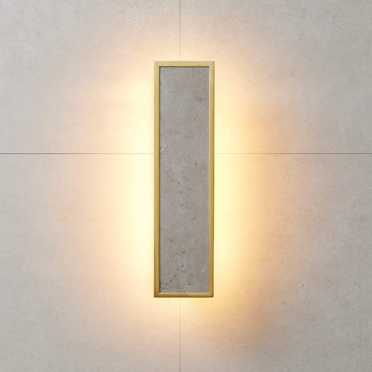 Chameleon LED Colour-Shifting Tall Wall Sconce Only in Brass-img-3