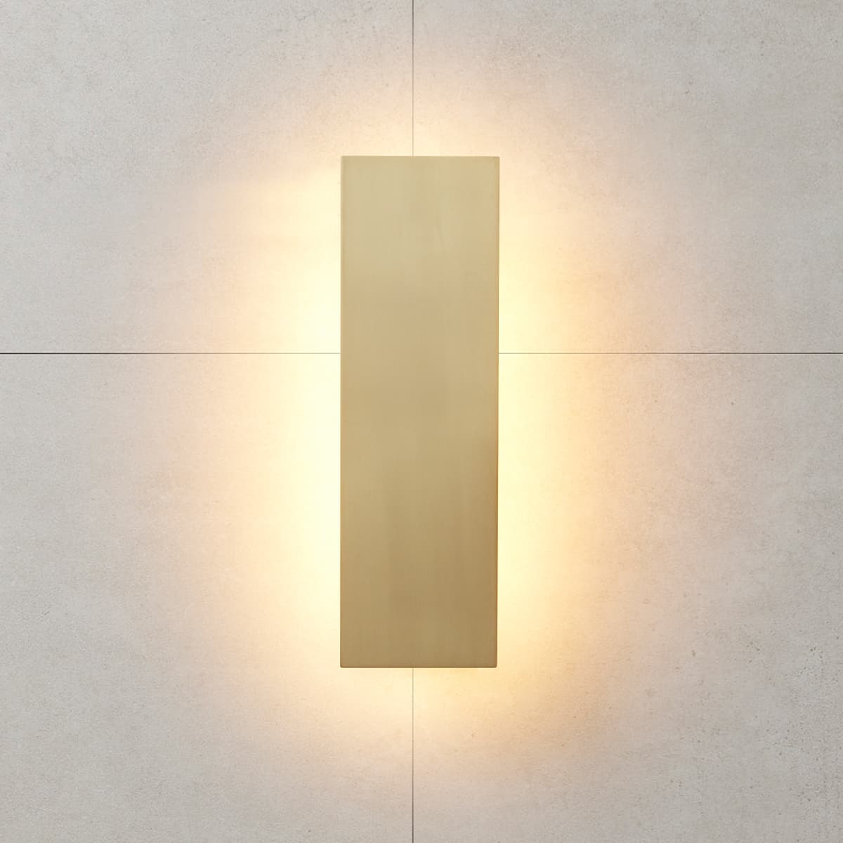 Chameleon LED Colour-Shifting Tall Wall Sconce Only in Brass-img-4