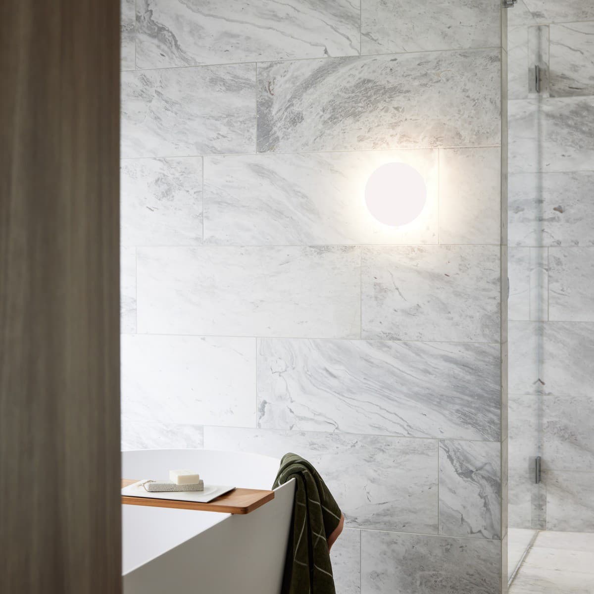Equinox 200mm LED Colour-Shifting Wall Sconce in White-img-3