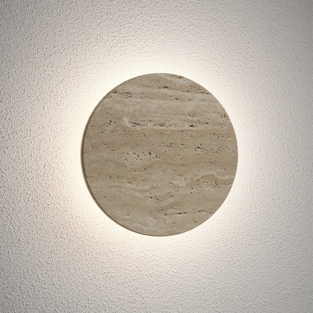 Equinox 200mm LED Colour-Shifting Wall Sconce in Travertine-img-3