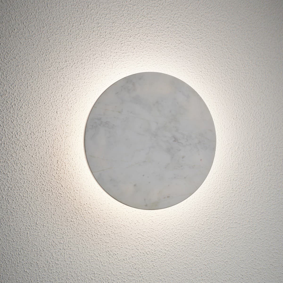 Equinox 200mm LED Colour-Shifting Wall Sconce in White Marble-img-2