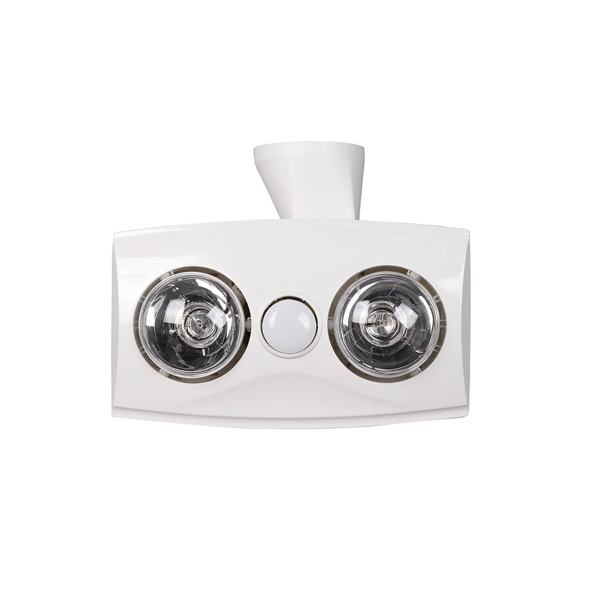 Thermalite 3-in-1 Bathroom Heater, Exhaust Fan and Light in White with 2x 275W Heat Lamps-img-4