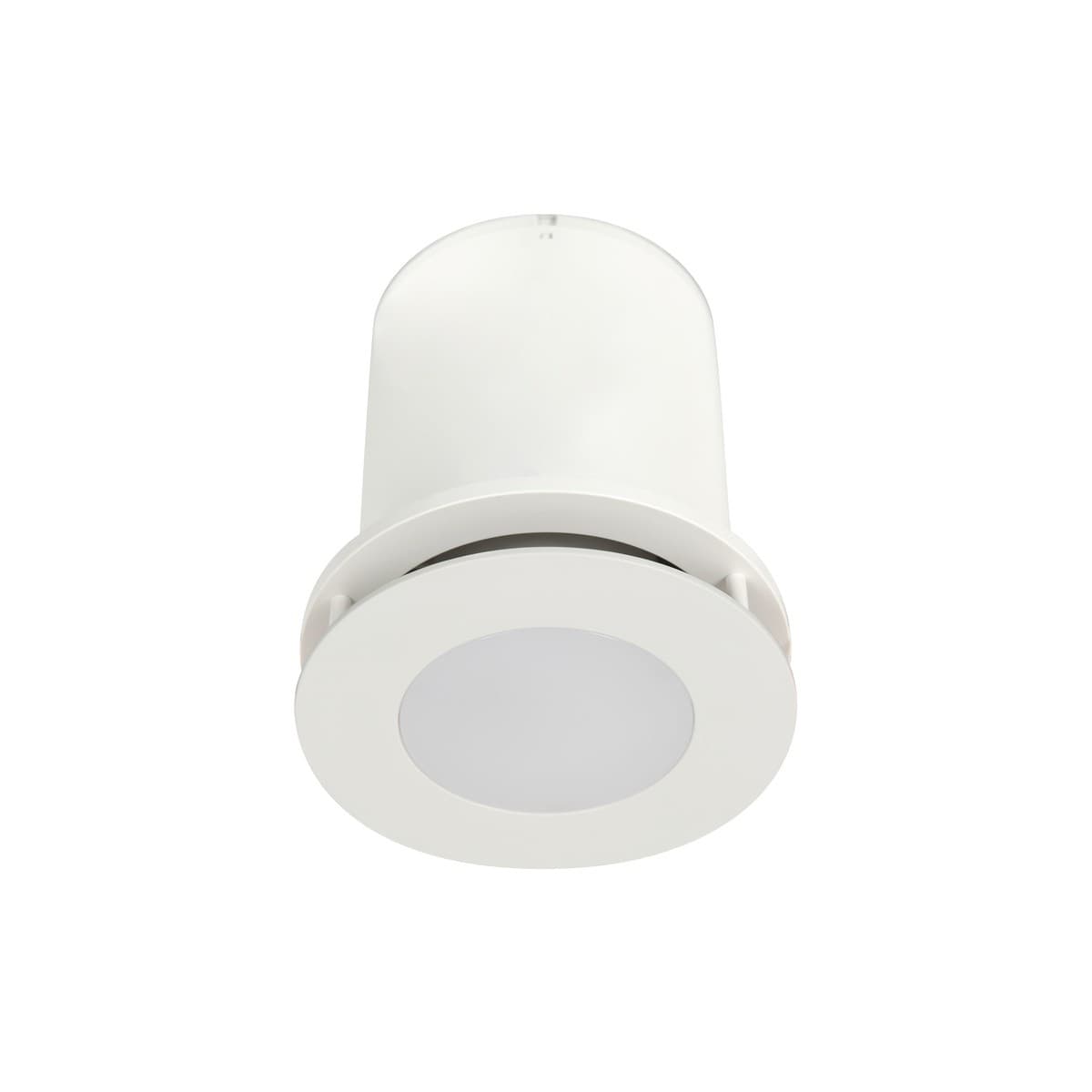 Parsec Mini DC Exhaust Fan/LED Light with 114mm Dia Cut Out in White-img-1