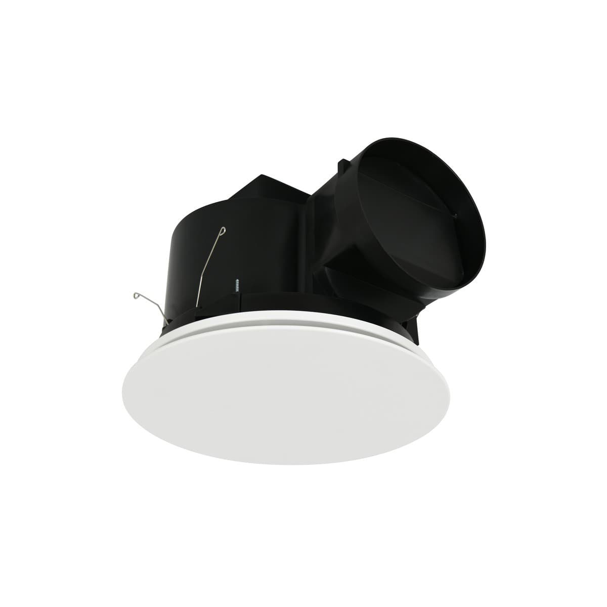 Parsec Small DC Exhaust Fan with 240mm Dia Cut Out in White-img-1