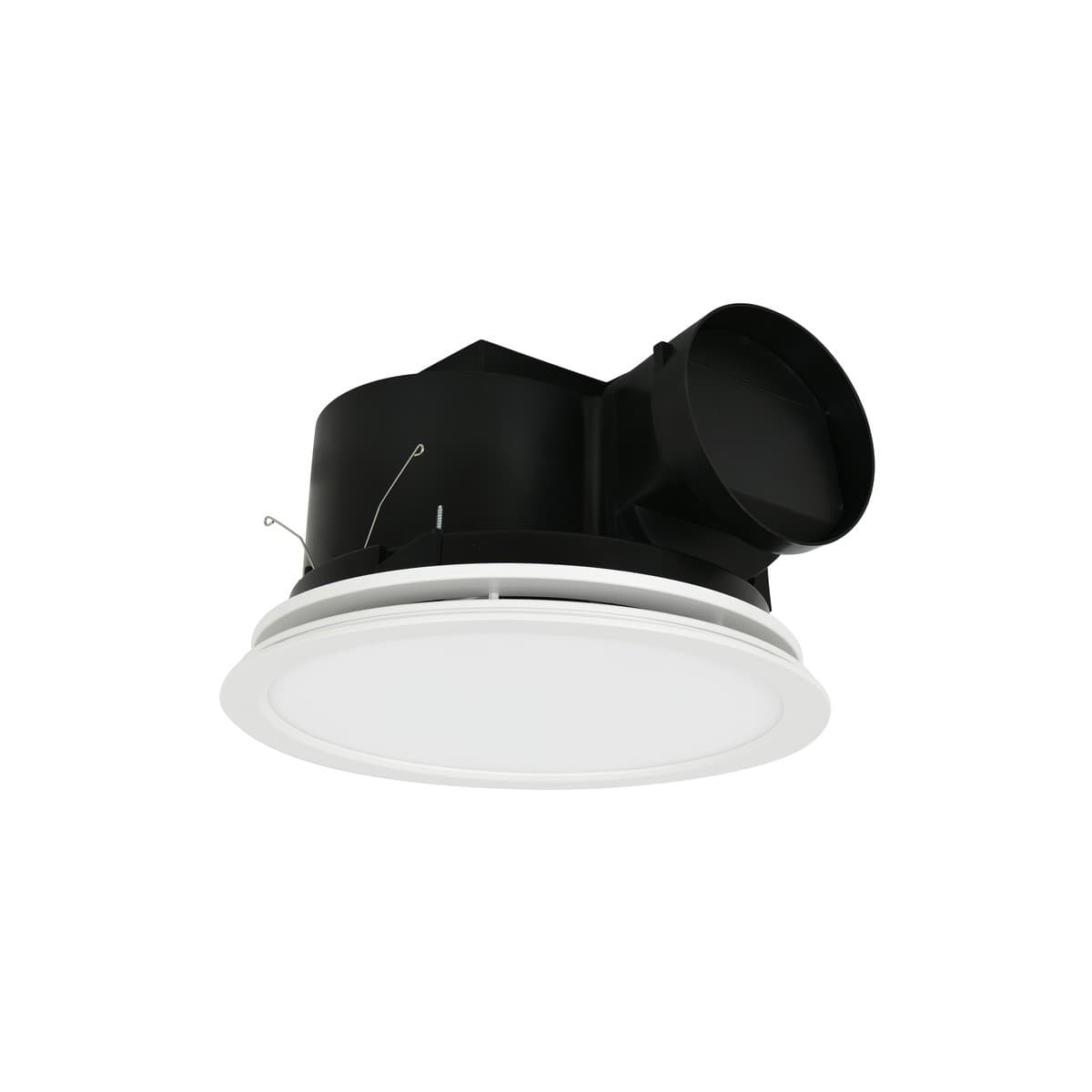 Parsec Large DC Exhaust Fan/LED Light with 300mm Dia Cut Out in White-img-1